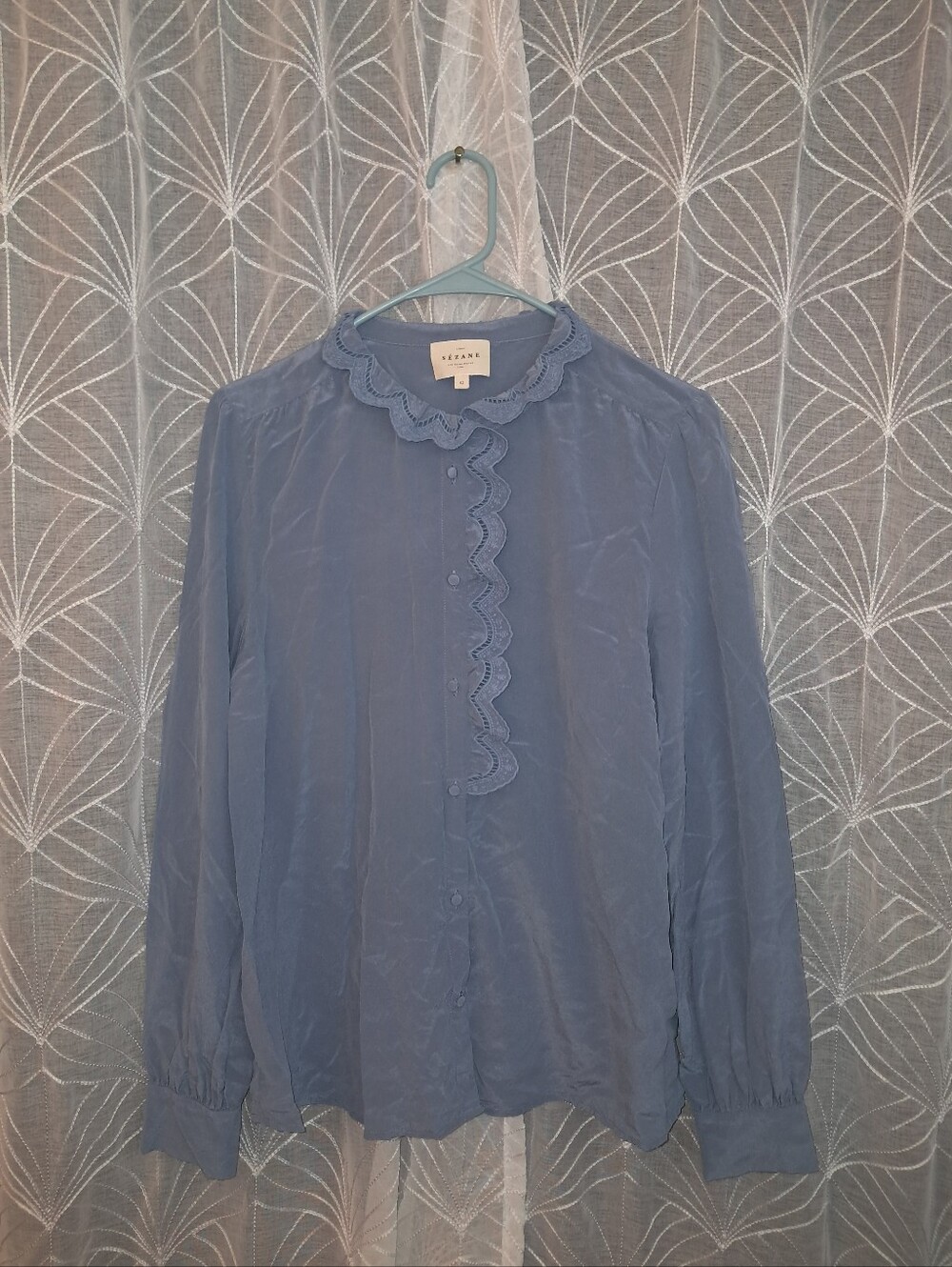 Sezane brand Women's size 42 (U.S. 10) gorgeous silk blouse